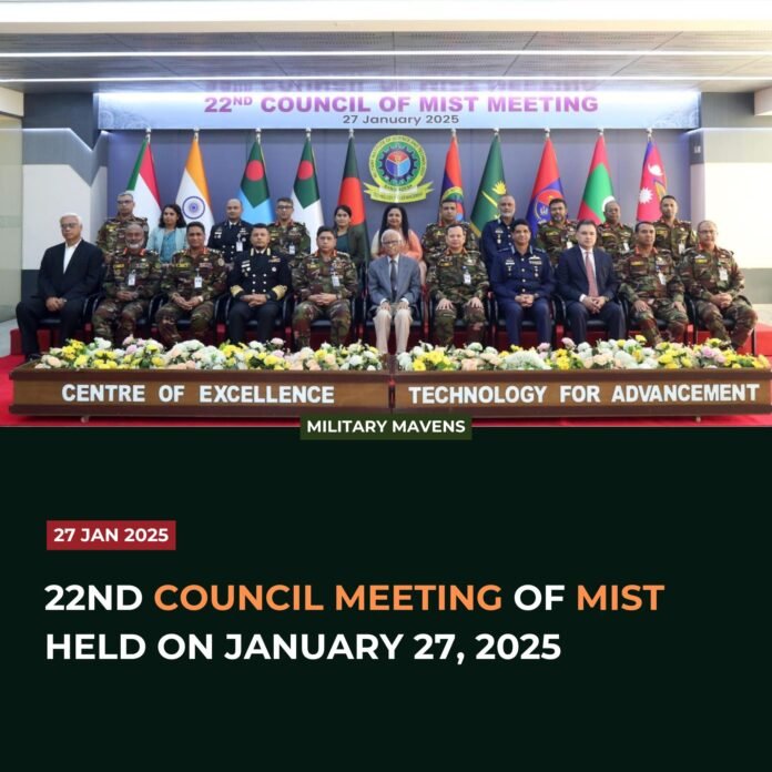22nd Council Meeting of MIST Held on January 27, 2025